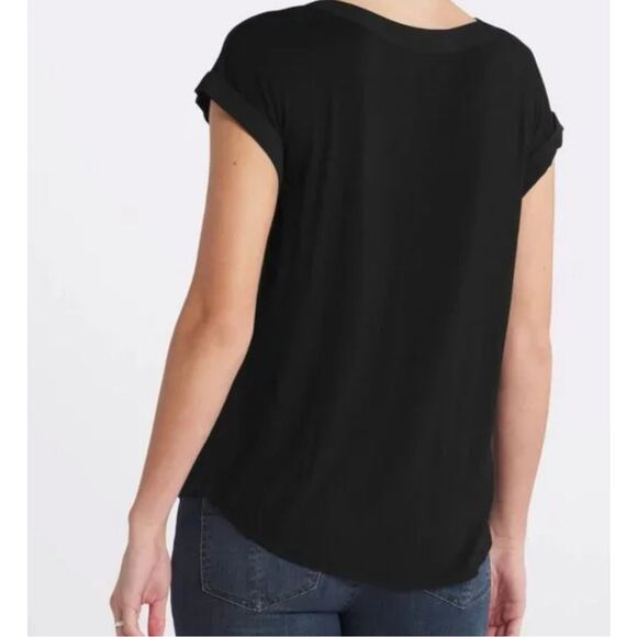 FORTUNE + IVY Helina Black Blouse Size XXL Mixed Material Sleeveless Stitch Fix - Picture 4 of 16